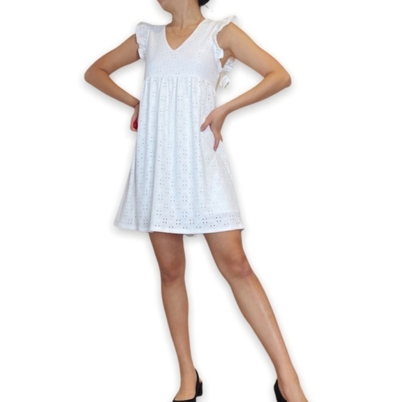 The Impeccable Pig eyelet mini dress - Picture 11 of 11